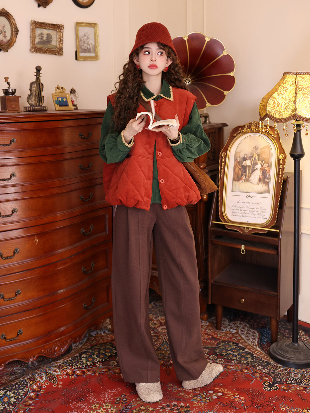 【Traveler in the Woods】Corduroy Shirt, Women&